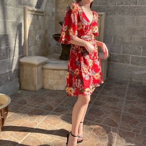 BRAND NEW | DRESS | VINTAGE | From SINGLEDRESS | Size S/M | PRINT: flowers |